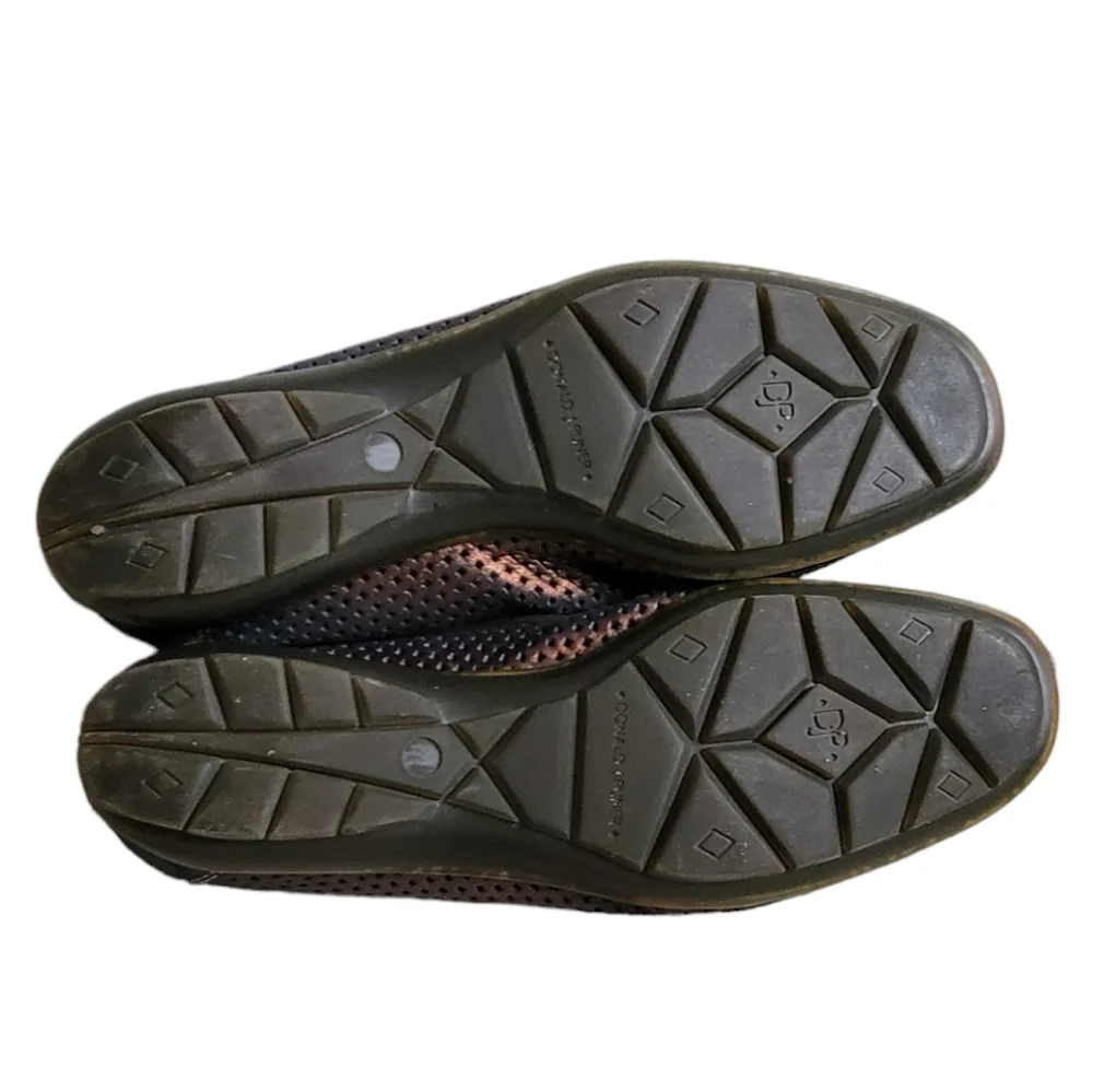 DONALD PLINER SPORT Leather Perforated Driving Mocassins 8.5 - Picture 6 of 7